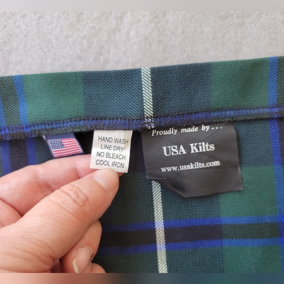 USA Mini Kilt, Womens, Douglas Mod Tartan, 40 inch waist,  custom made - Picture 4 of 9